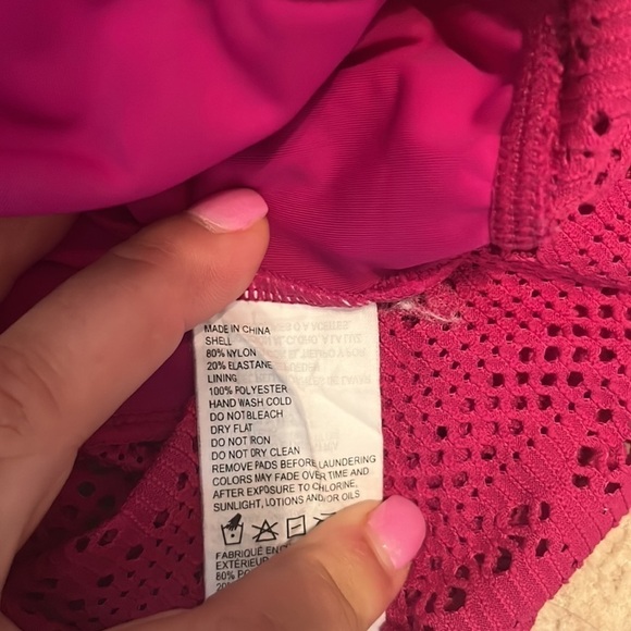 PRANA Ani Athletic Fushia Tank Top.  Size Small - Picture 6 of 6